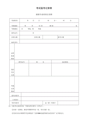 考试监考记录表.docx