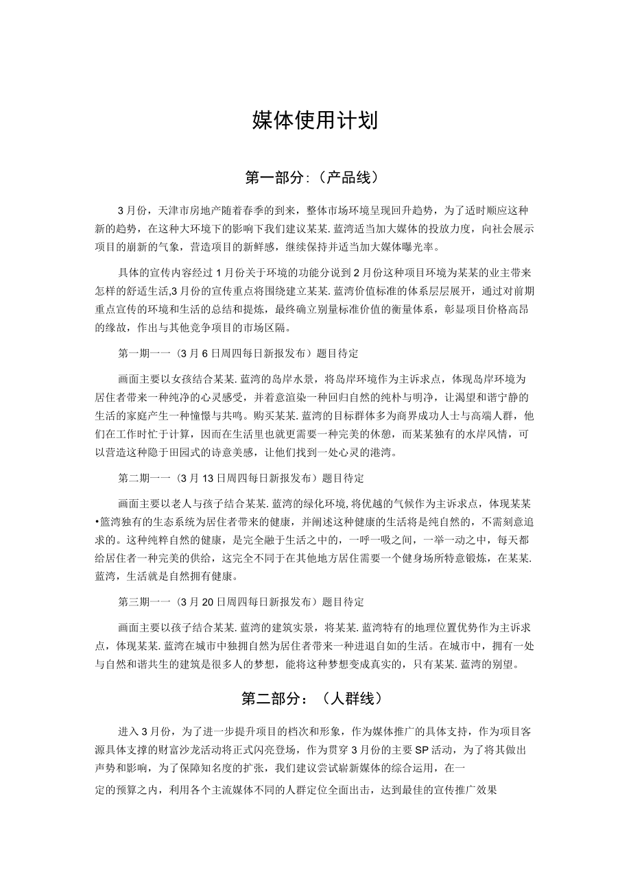 媒体使用计划.docx_第1页