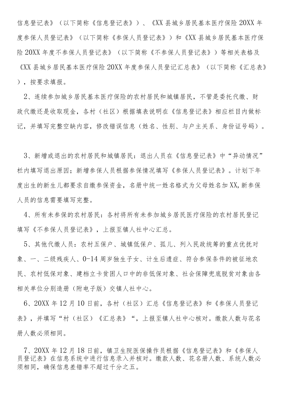 城乡居民基本医疗保险参保筹资工作实施方案.docx_第3页