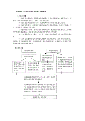 医院护理人员停电护理应急预案及处理流程.docx