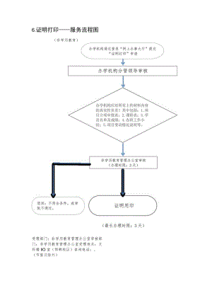 证明打印——服务流程图.docx