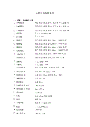 质量技术标准要求.docx