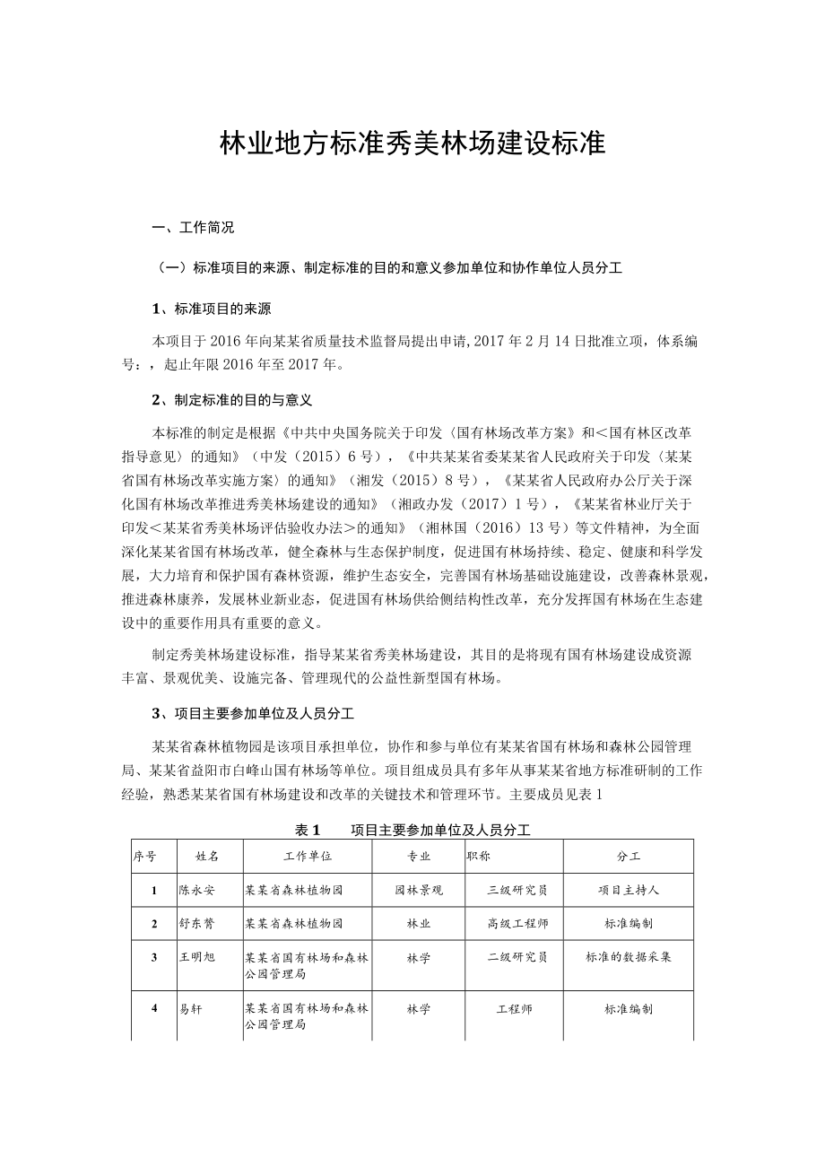 林业地方标准秀美林场建设标准.docx_第1页