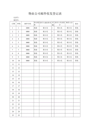 邮件收发登记表.docx