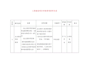 工程建设项目审批事项清单目录.docx