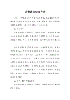 读者违章处理办法.docx