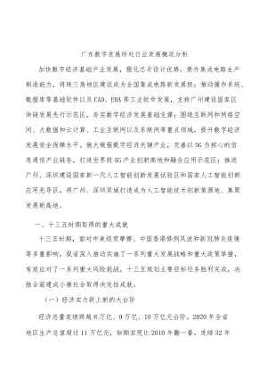 广东数字发展所处行业发展概况分析.docx