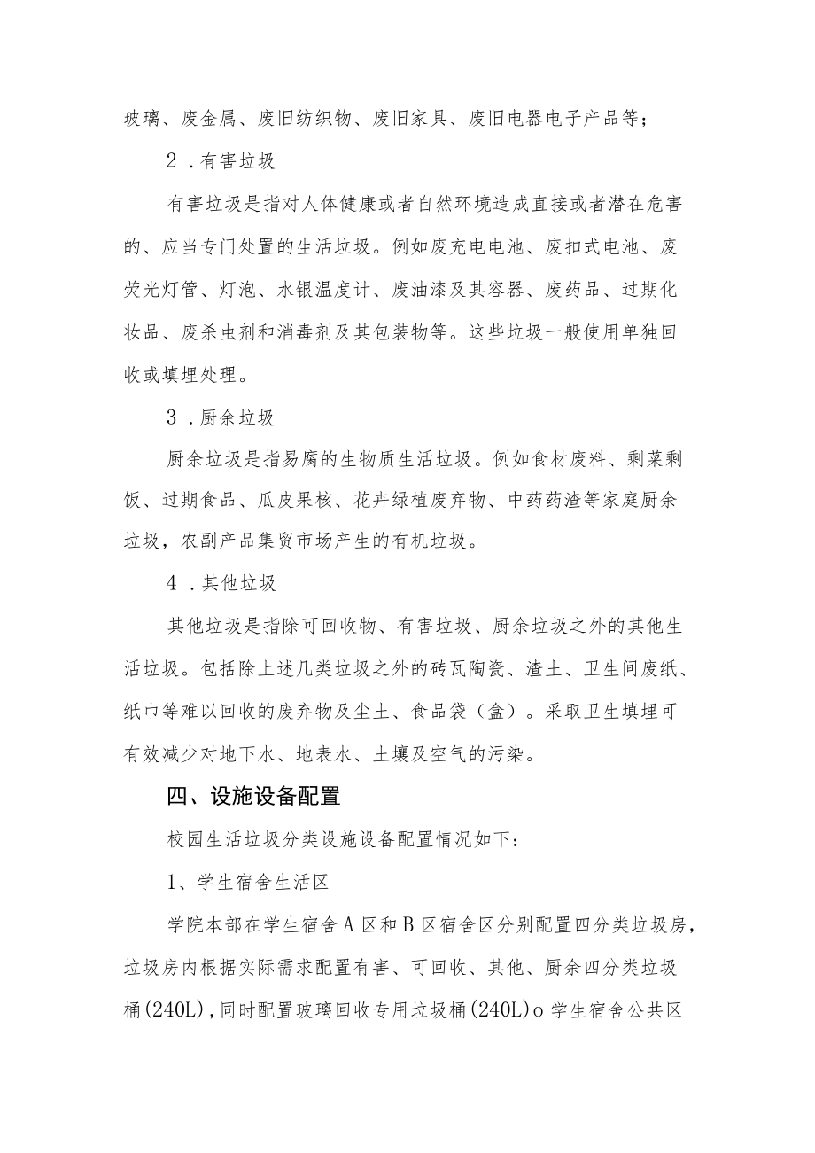 学院生活垃圾分类管理办法.docx_第2页