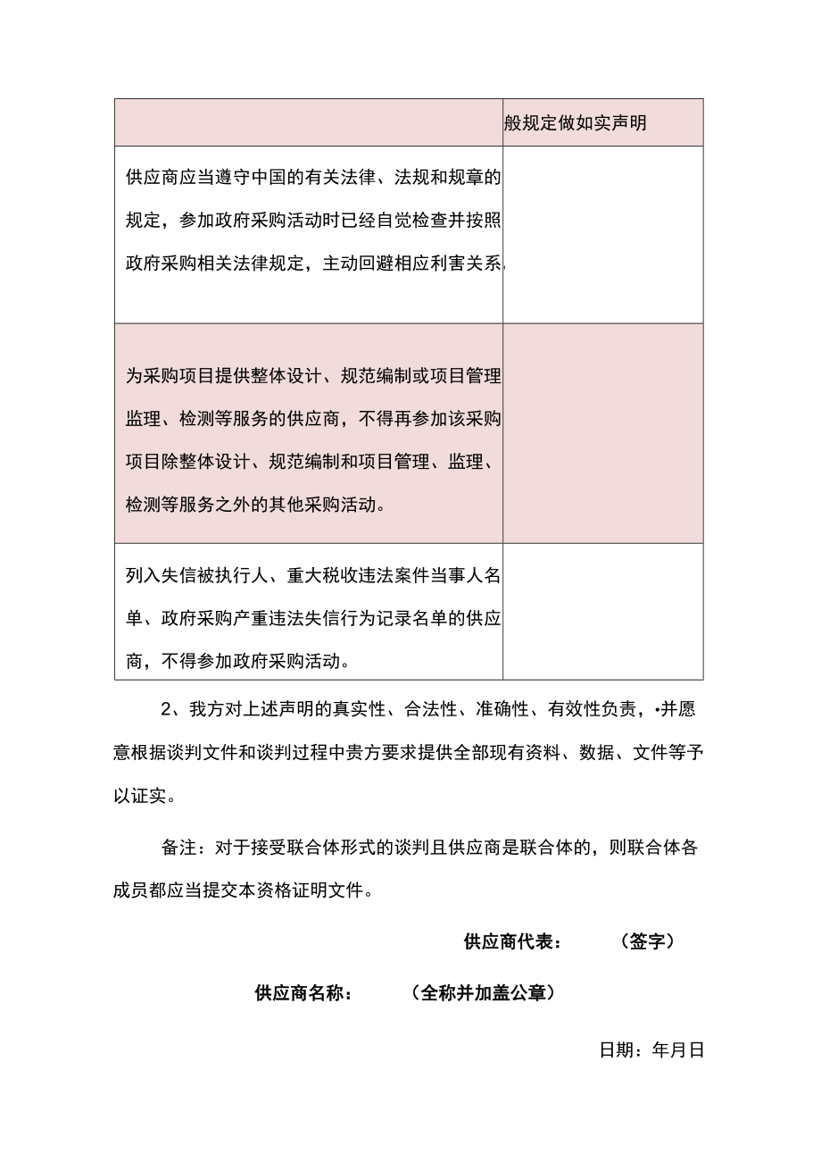 2022供应商的资格声明.docx_第2页