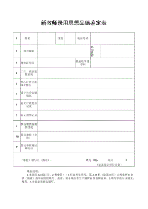 申请人思想品德鉴定表.docx