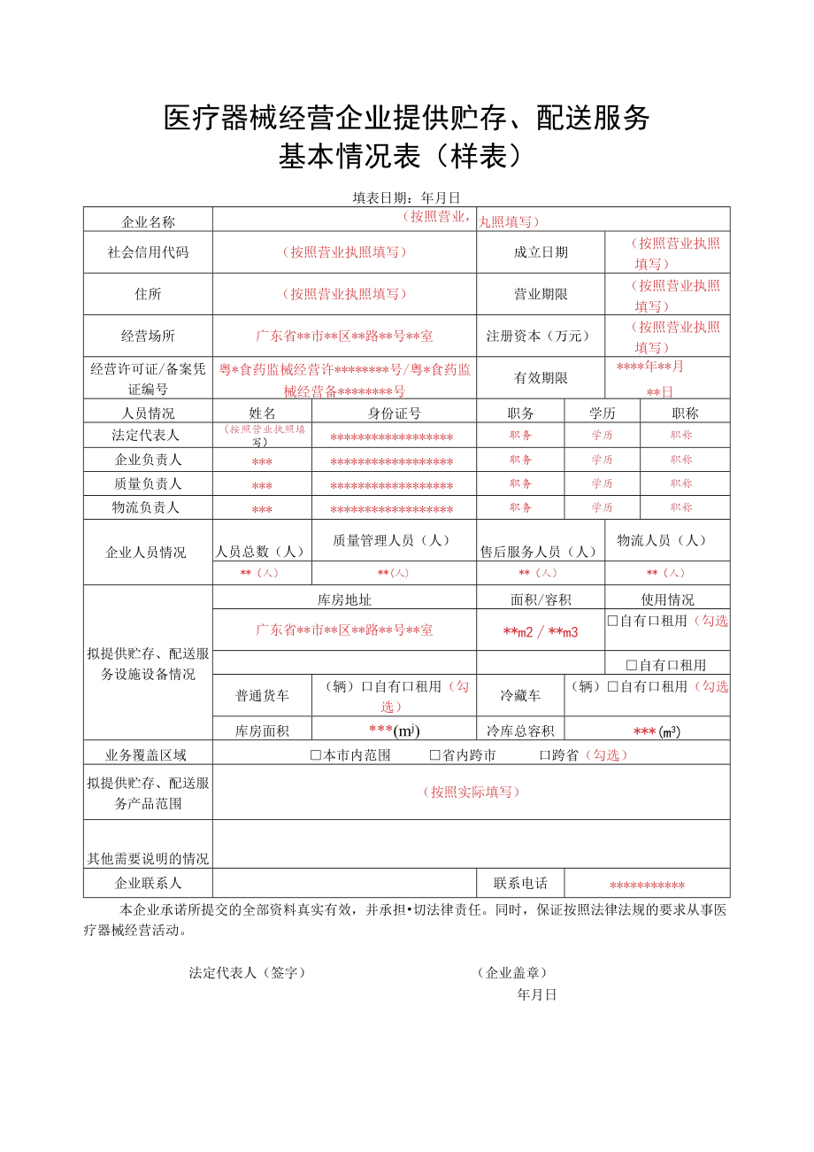 申请为其他生产经营企业提供贮存、配送服务的需另外提交的材料.docx_第1页