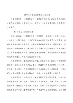 筑牢化纤工业创新基础行动计划.docx