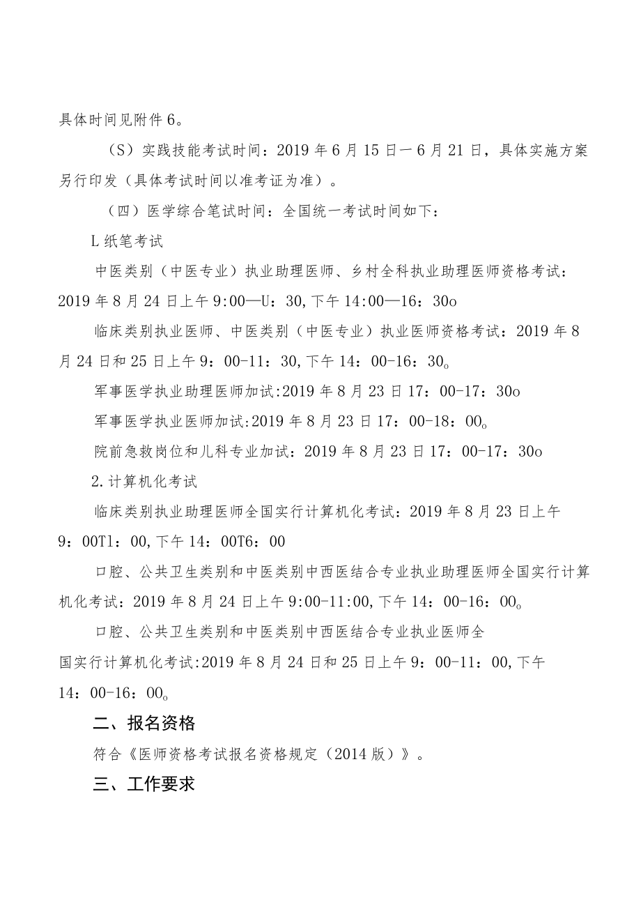 黑龙江省卫生厅关于做好2010年度医师资格考试报名工作的通知.docx_第2页
