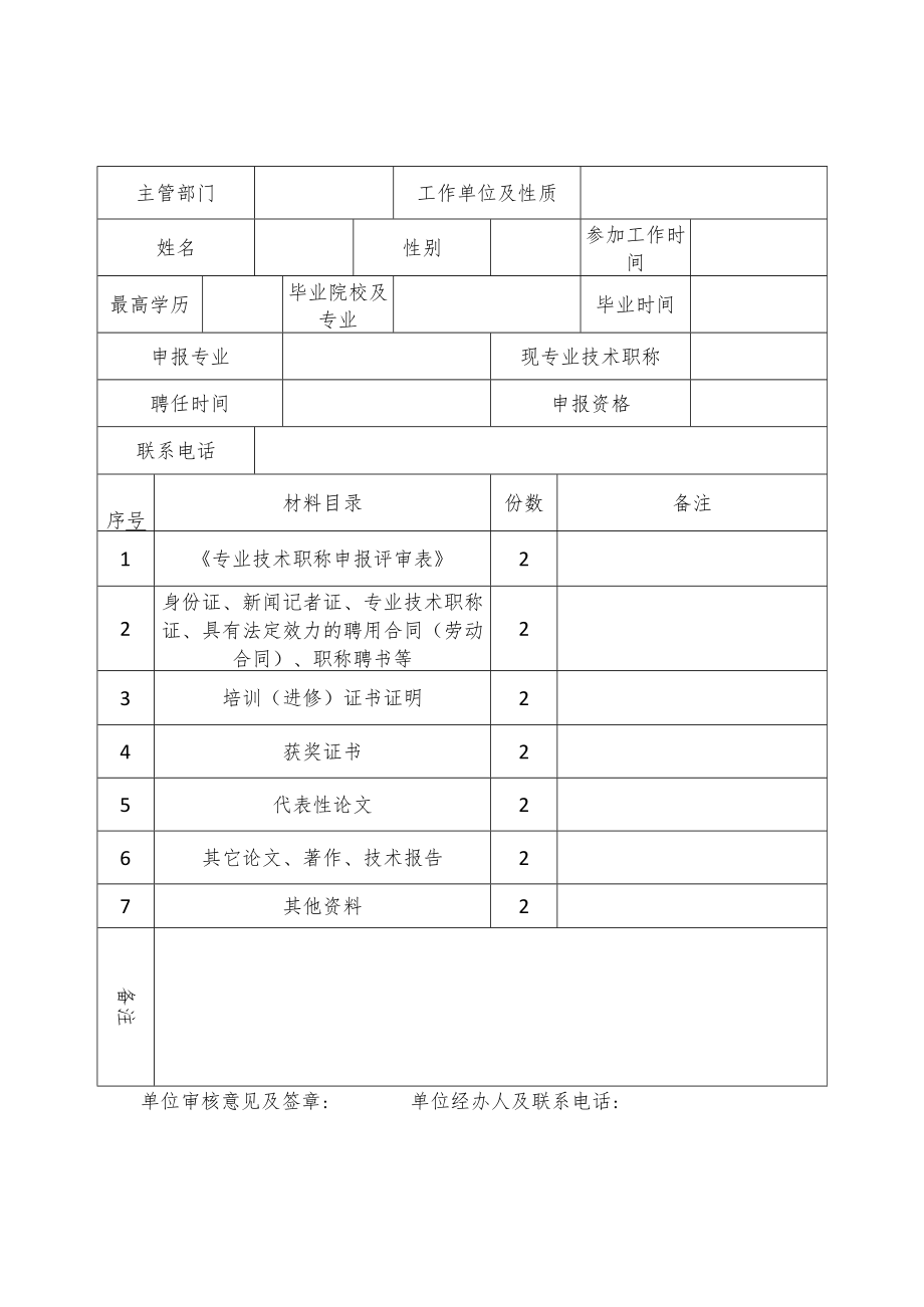 送评材料一览表（贴于个人材料封面）.docx_第2页