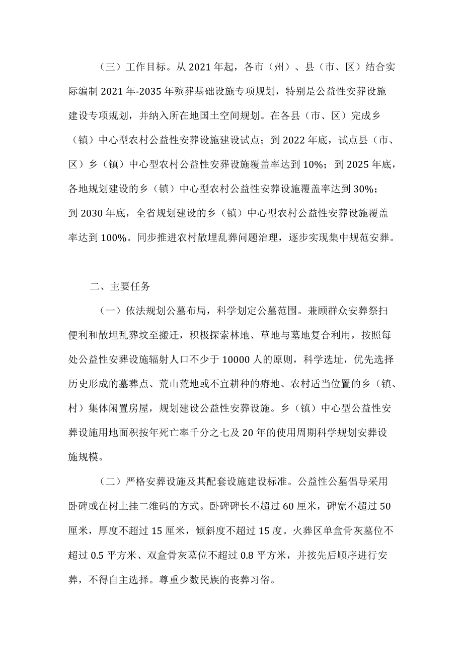 吉林省公益性安葬设施建设指导意见.docx_第2页