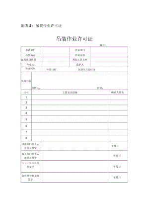 吊装作业许可证.docx