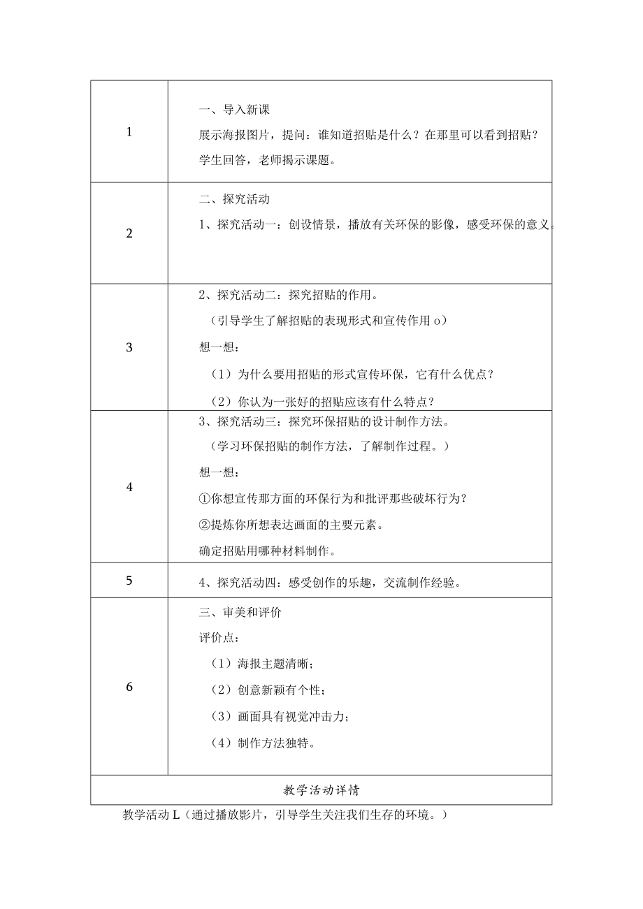 《呼唤环保小招贴》教学设计.docx_第2页