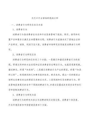 光芯片行业面临的挑战分析.docx