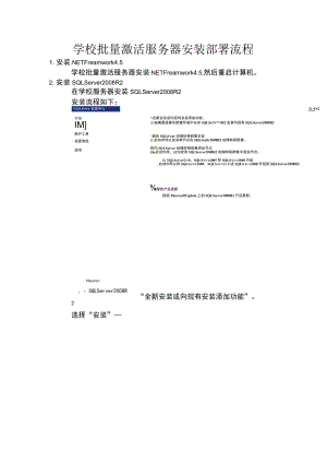 全国计算机等级考试学校批量激活服务器安装部署流程.docx