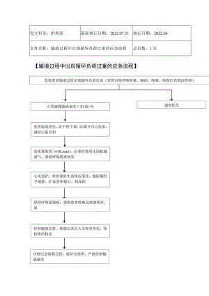 2022年9月《输液过程中出现循环负荷过重的应急流程》.docx