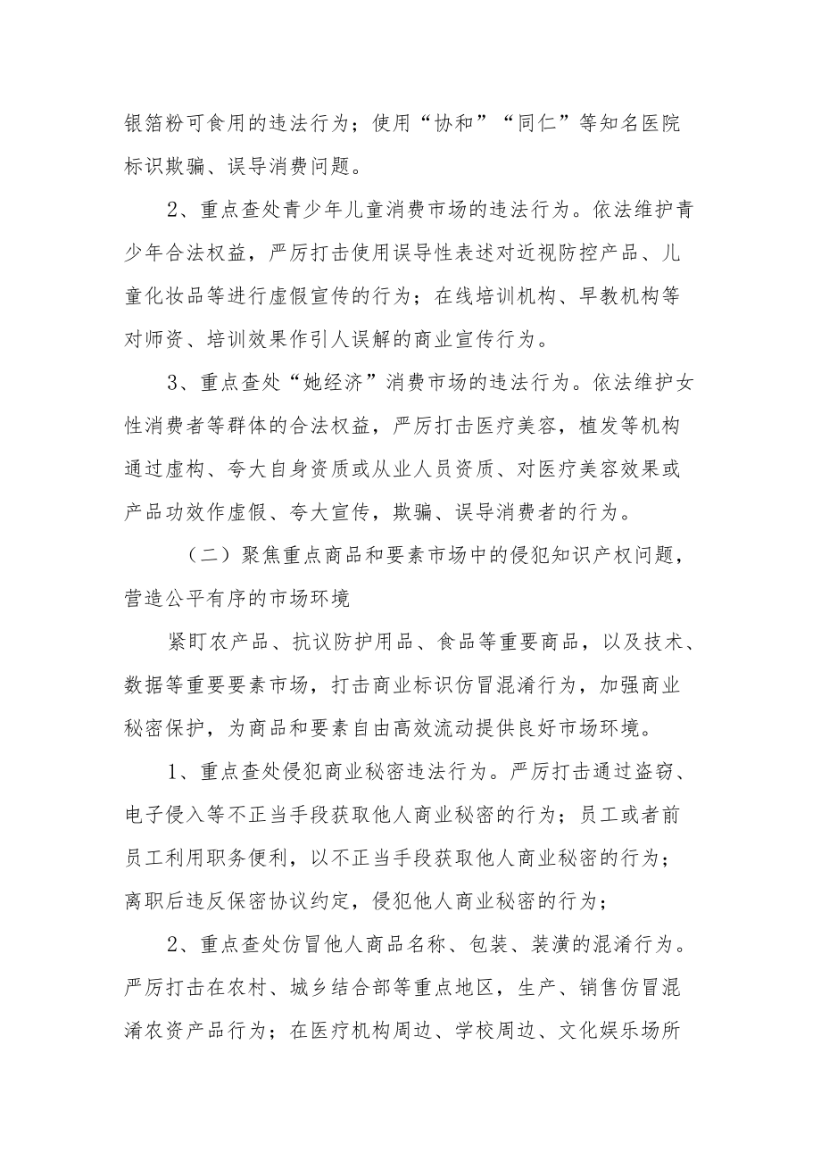 2022年反不正当竞争专项执法行动实施方案.docx_第2页