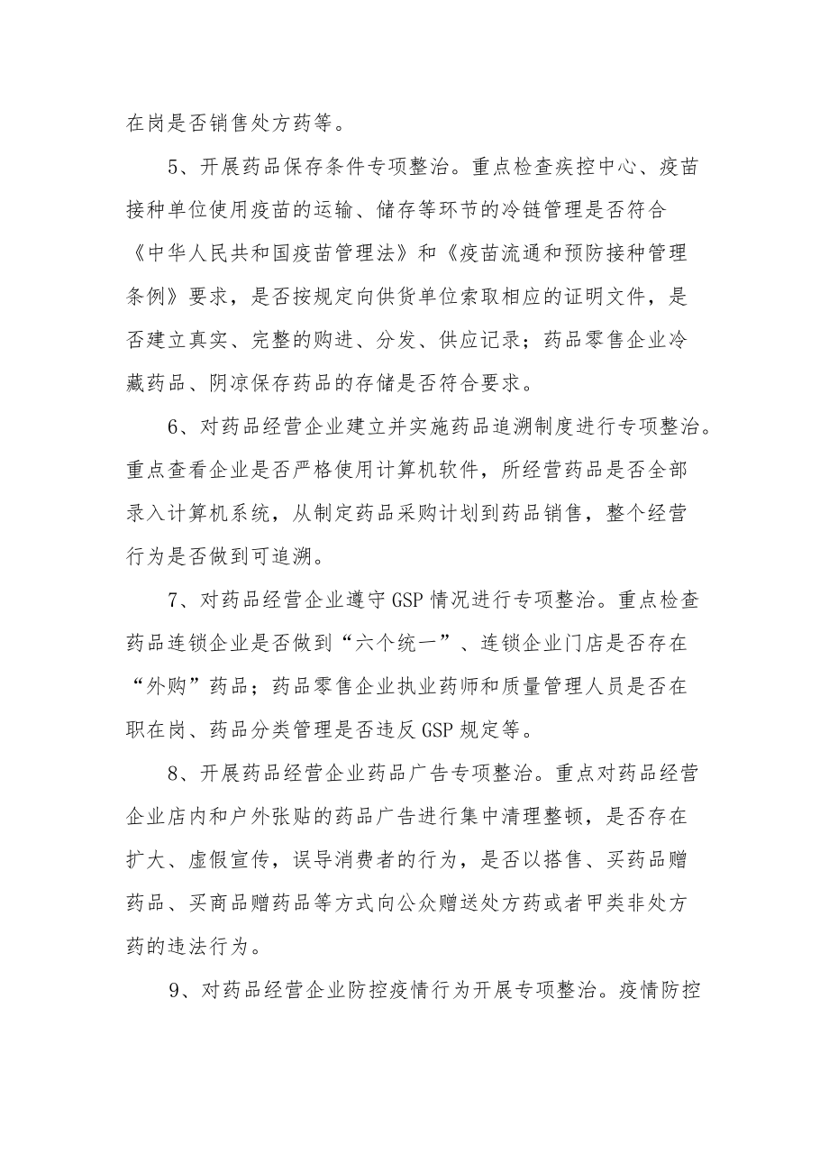 XX区药品零售经营使用行为专项整治实施方案.docx_第3页