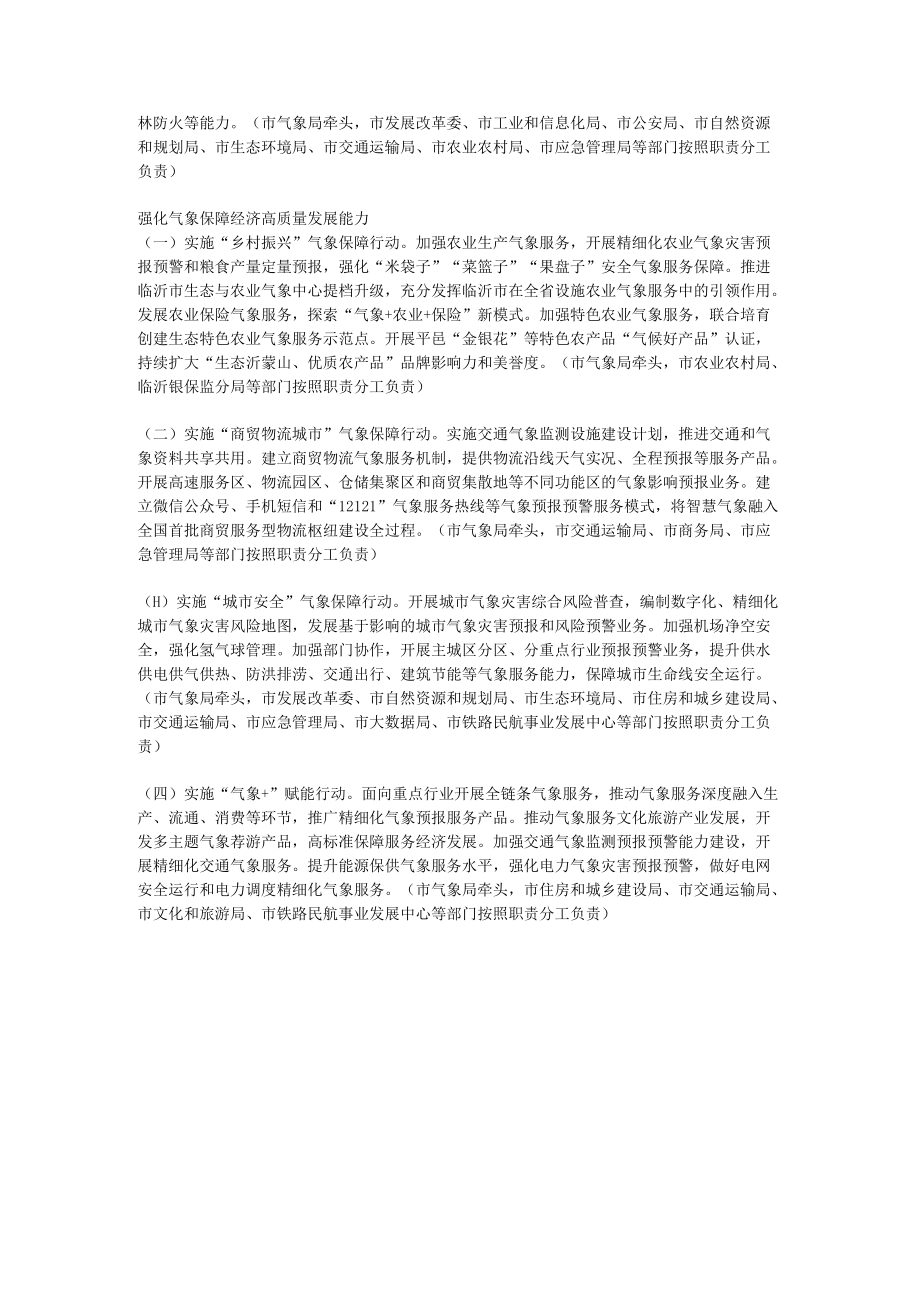 临沂市加快推进气象高质量发展实施方案.docx_第3页