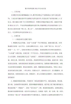 山东数字变革创新2022行动计划.docx