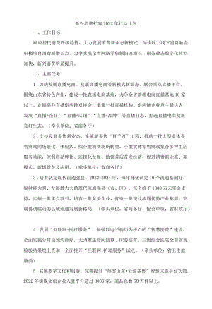 山东新兴消费扩容2022行动计划.docx