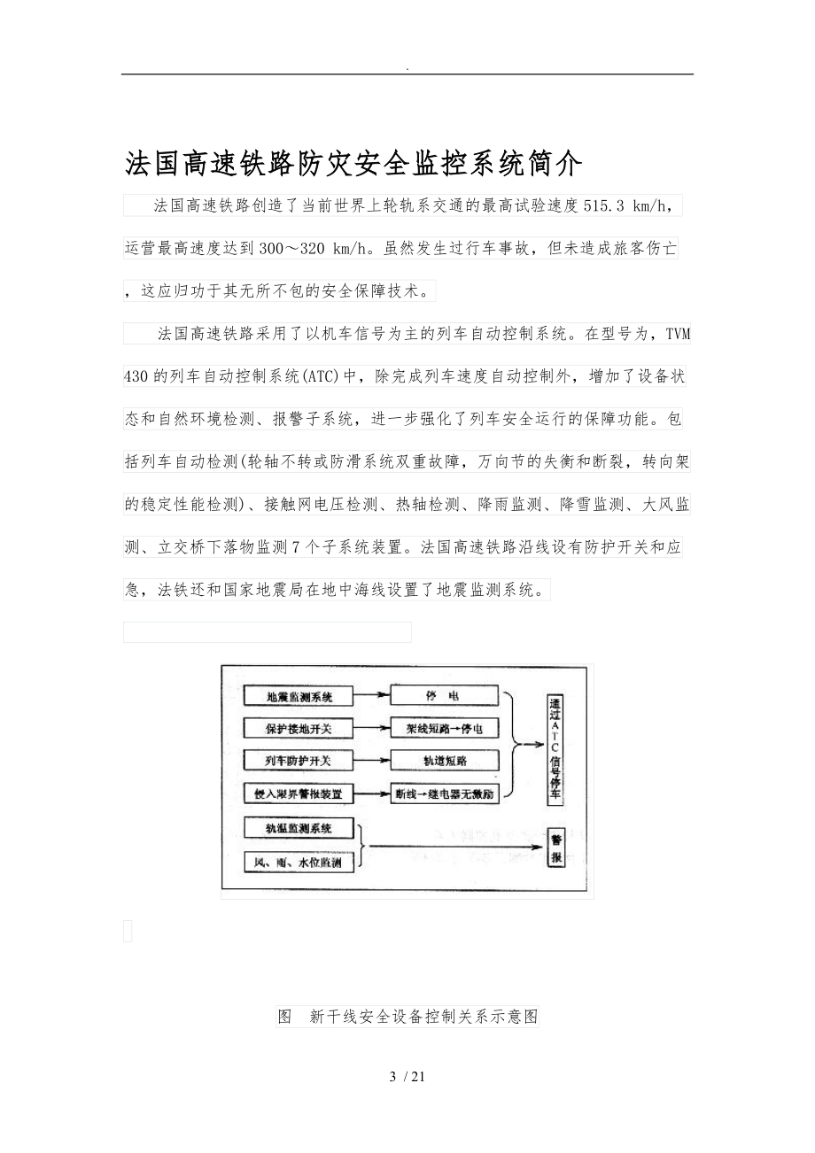 德国法国日本高速铁路防灾安全监控系统简介.doc_第3页