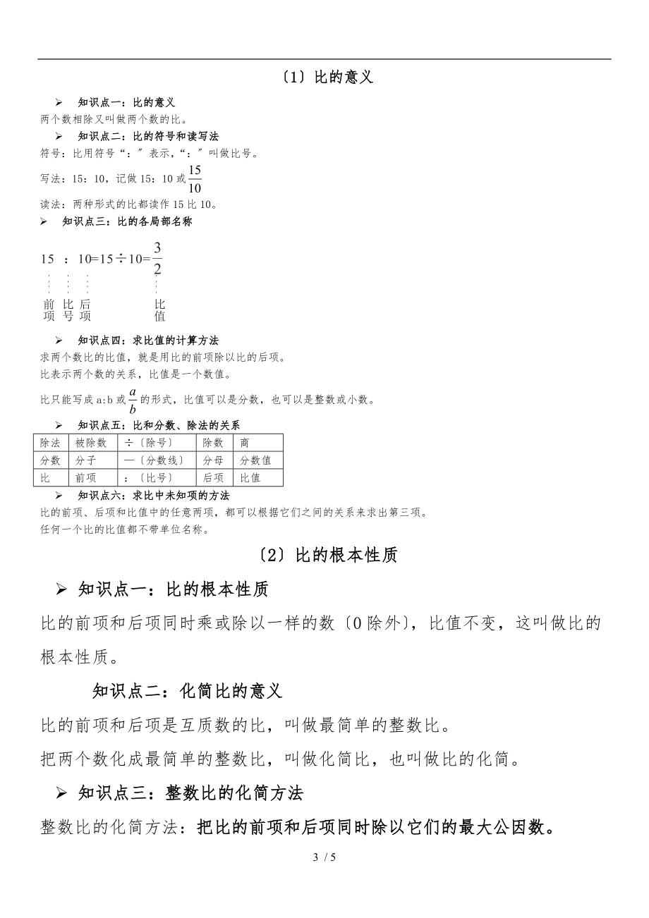 小学六级分数除法知识总结整理版.doc_第3页