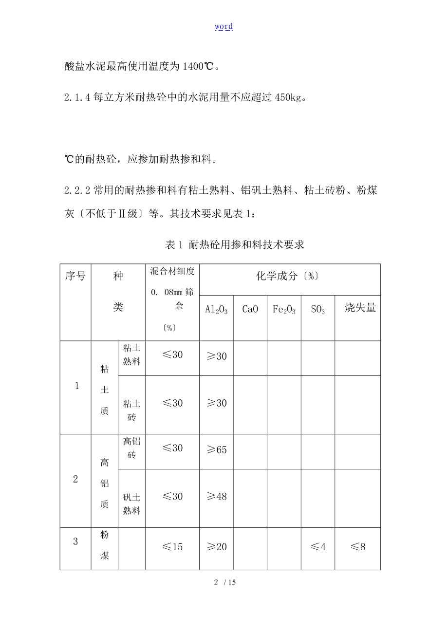 冶金部耐热混凝土实用标准.doc_第2页