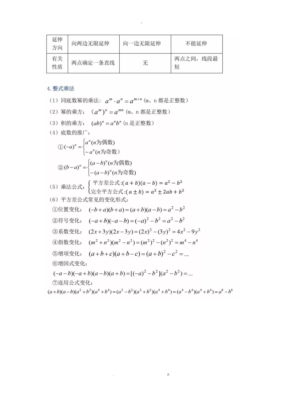 初中数学公式定理总结89869.doc_第2页