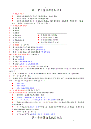 计算机一级知识点.doc