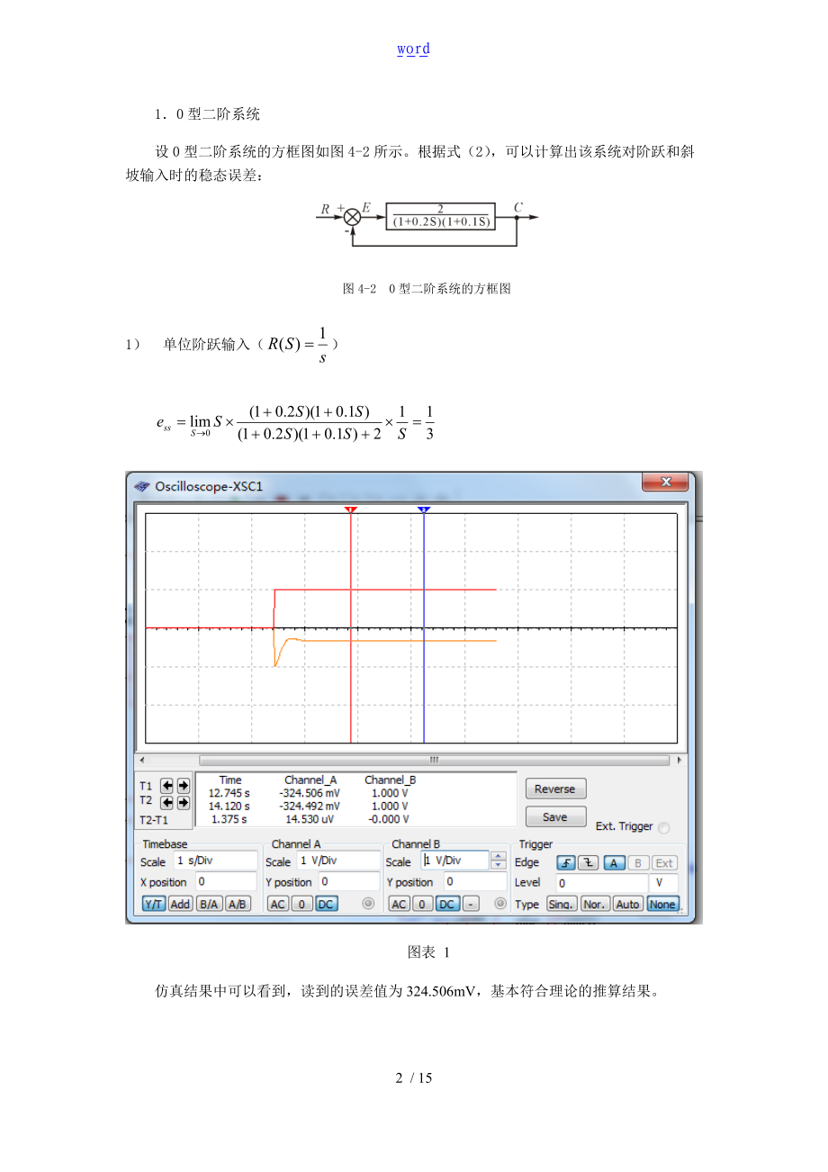 自控实验三线性定常系统的稳态误差.doc_第2页