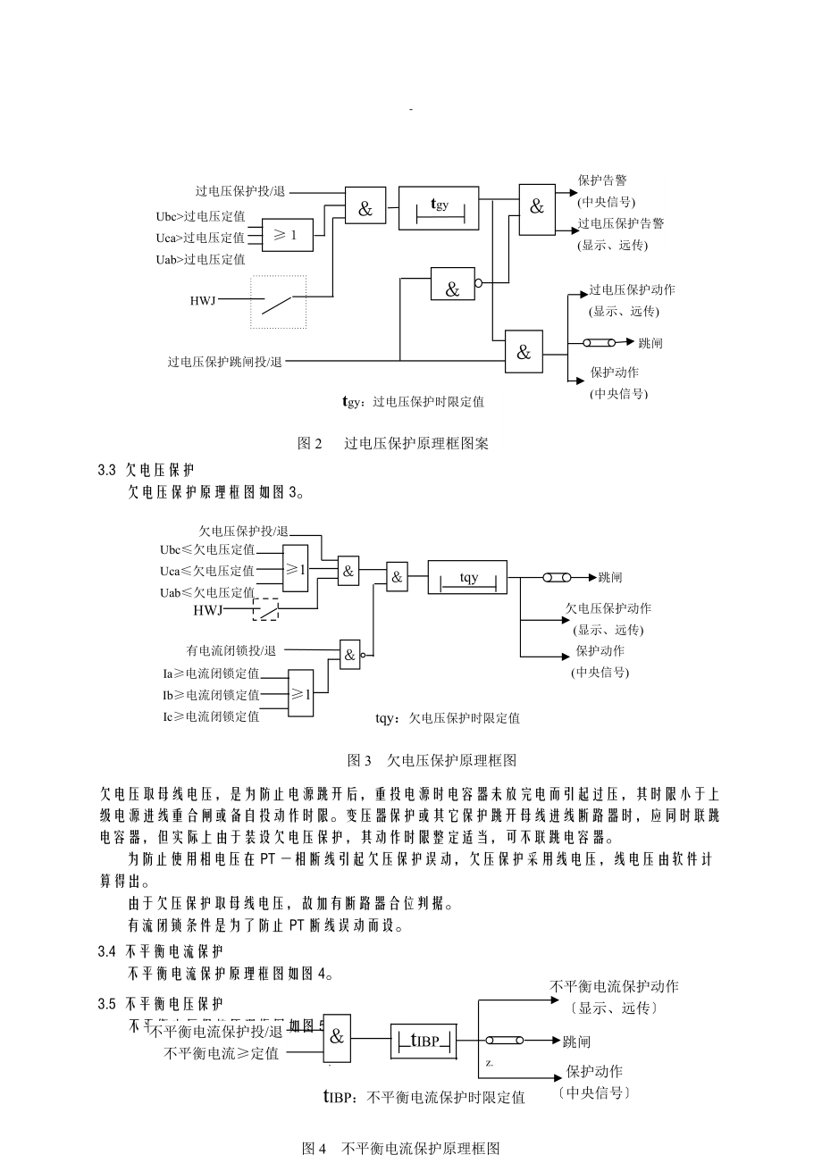 10KV微机保护技术说明书WDR.doc_第3页