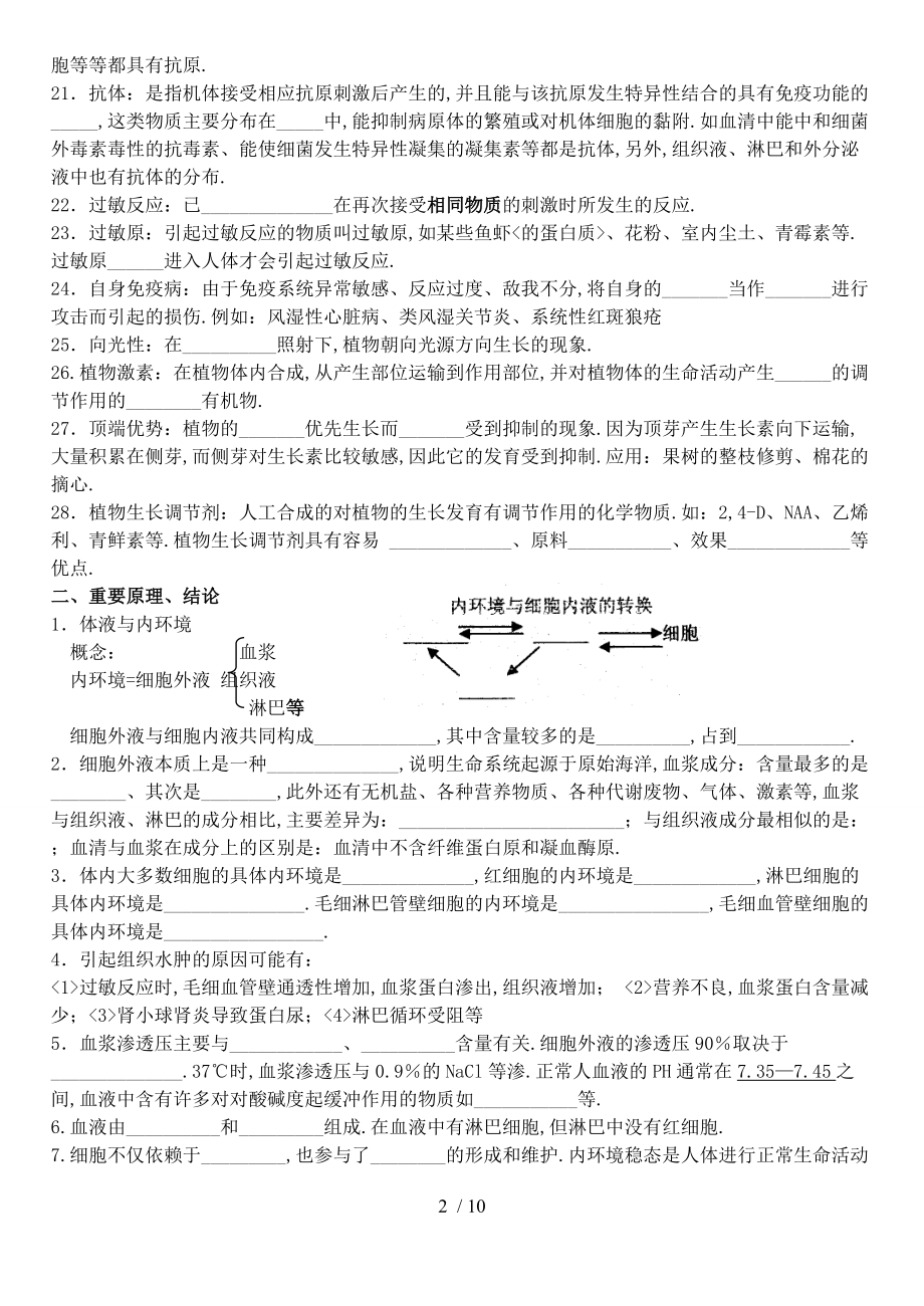 -修改版-生物课本回归资料必修三.doc_第2页