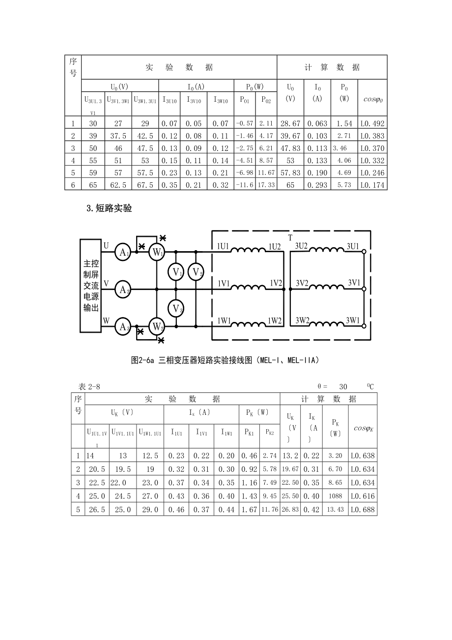 实验的一三相变压器的.doc_第3页