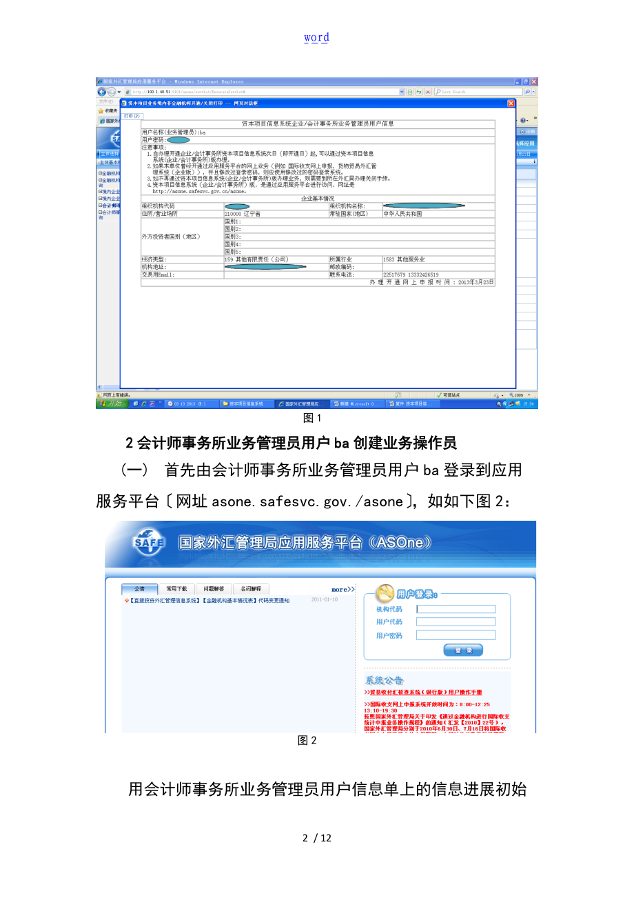 资本项目的信息的系统业务操作指南设计会计事务所版0版.doc_第2页