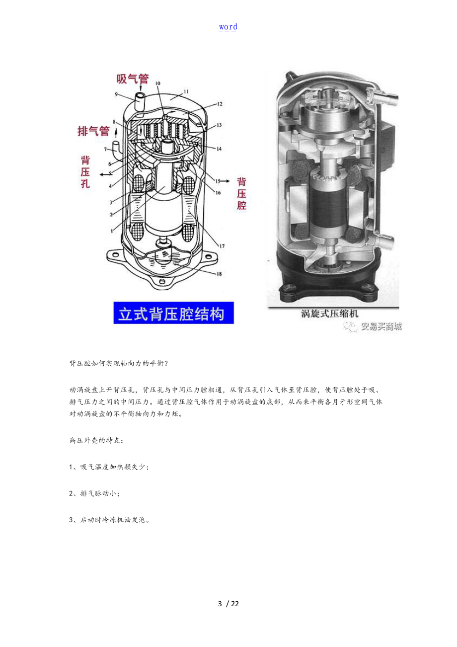 详解涡旋压缩机原理结构特点比较性能分析等.doc_第3页