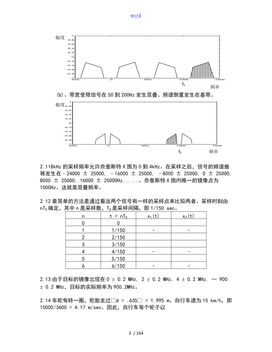 数字的信号处理基础书后的题目问题详解中文版.doc_第3页