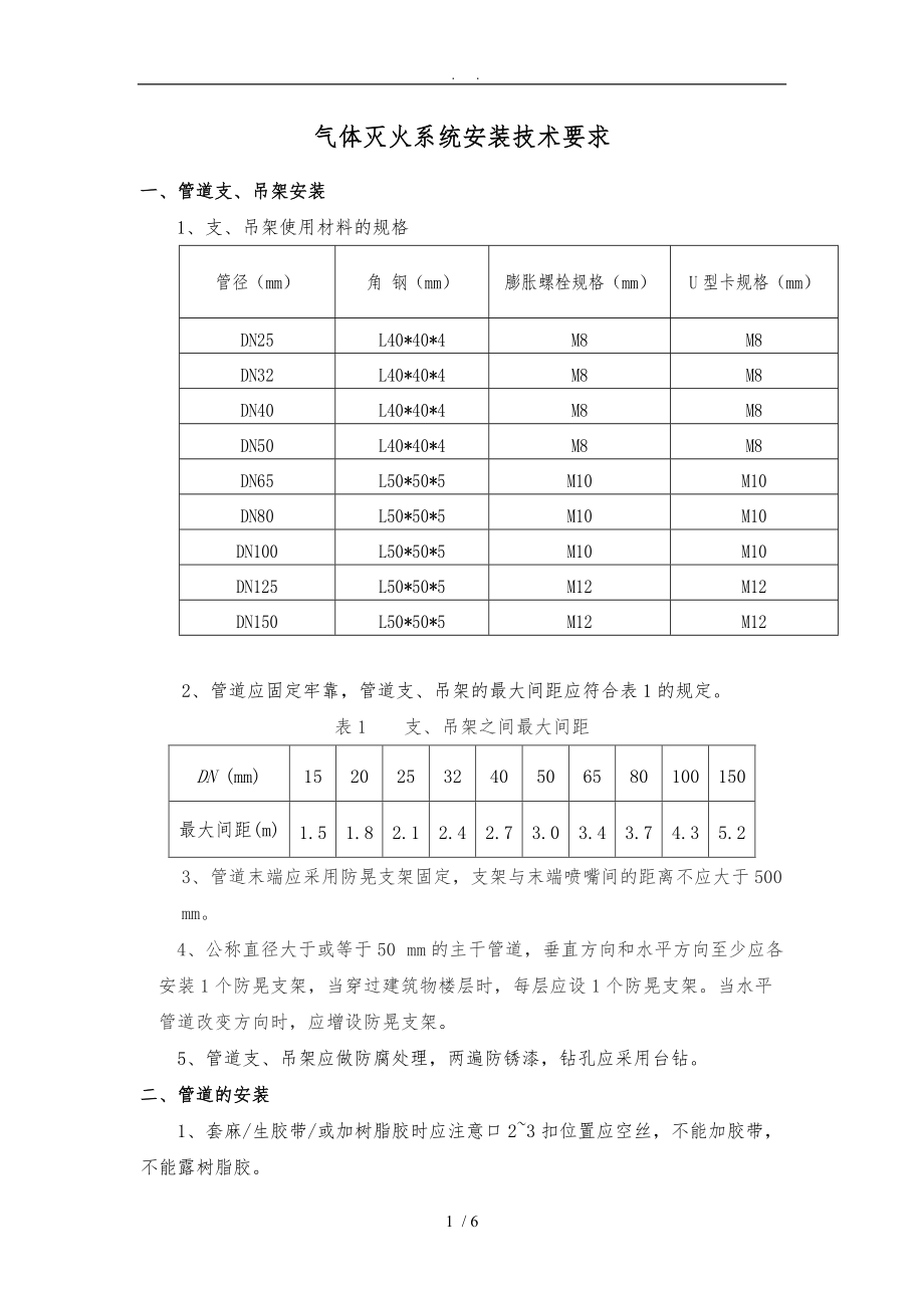 气体灭火系统安装技术要求0709.doc_第1页