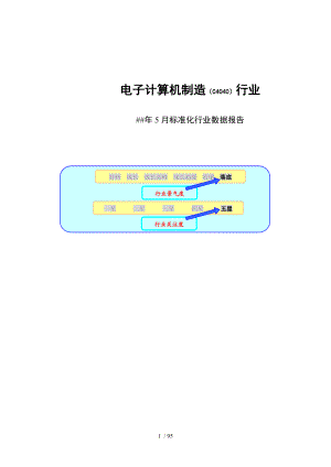 电子计算机制造行业数据报告.doc