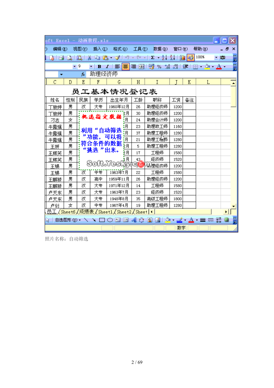 一价值8800元的EXCEL教程-包你一就会同8300.doc_第2页