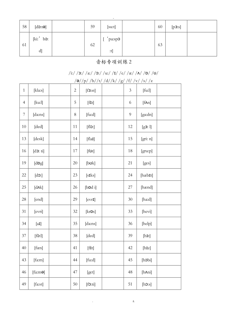 音标专项训练完.doc_第2页