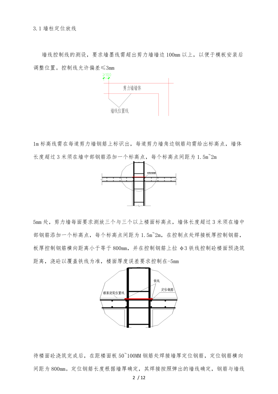 铝模板施工工艺标准详.docx_第2页