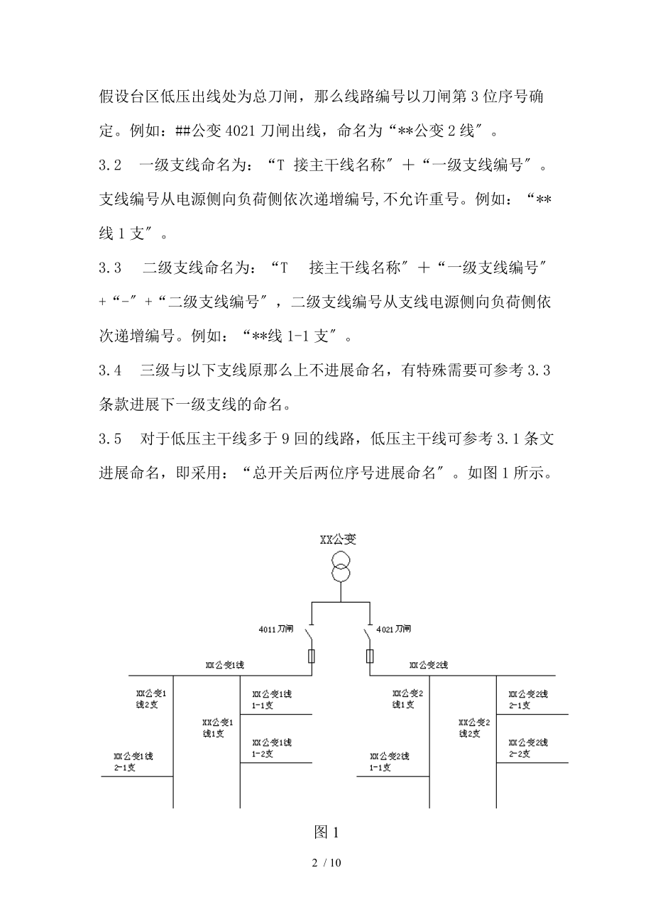 0.4kv低压配电设施命名及编号原则试行.doc_第2页