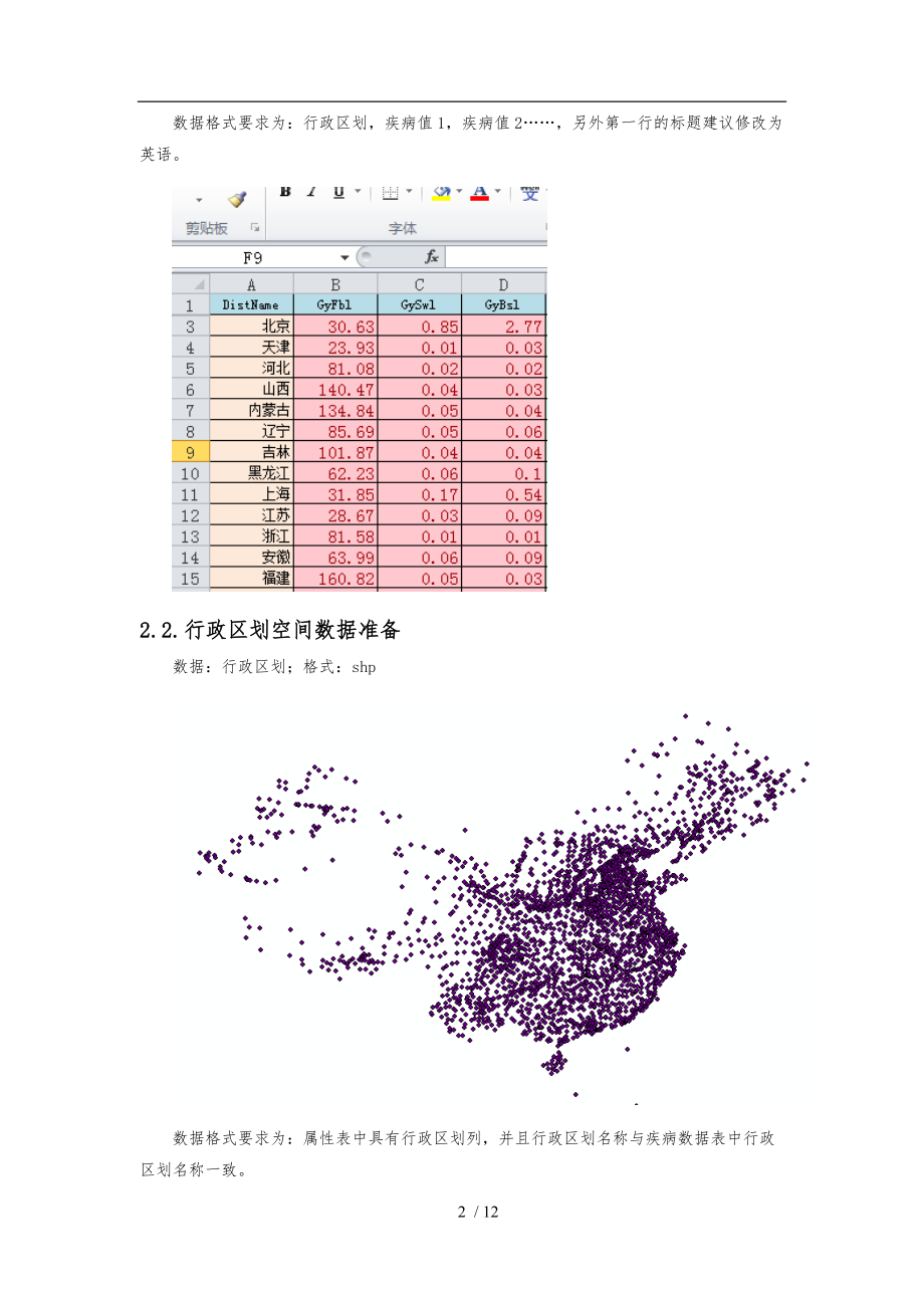 ARCgis绘制地图简易入门作操作手册范本.docx_第2页