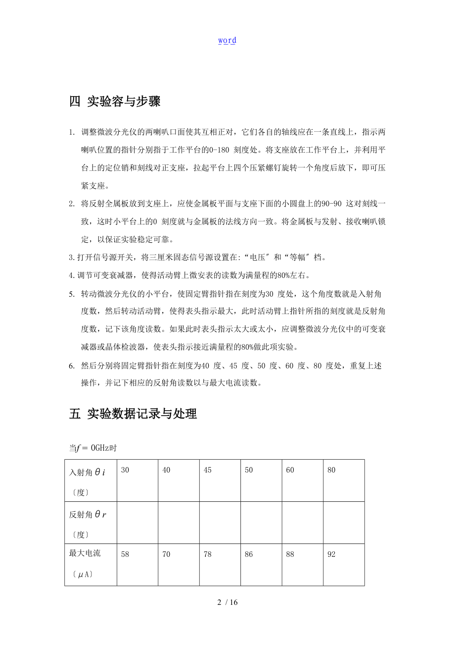 电磁场与电磁波实验报告材料.doc_第2页