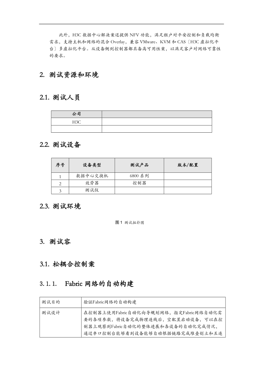 H3C数据中心解决方案测试用例分布式网关.doc_第2页